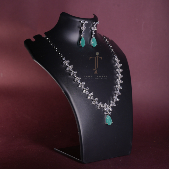 turquoise Drizzle Necklace by Tansi Jewels